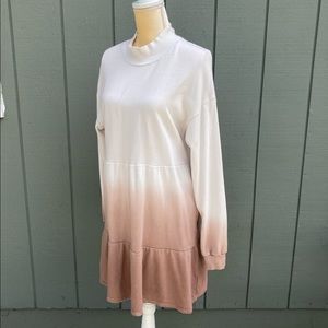 Wild Fable ombre mockneck babydoll dress